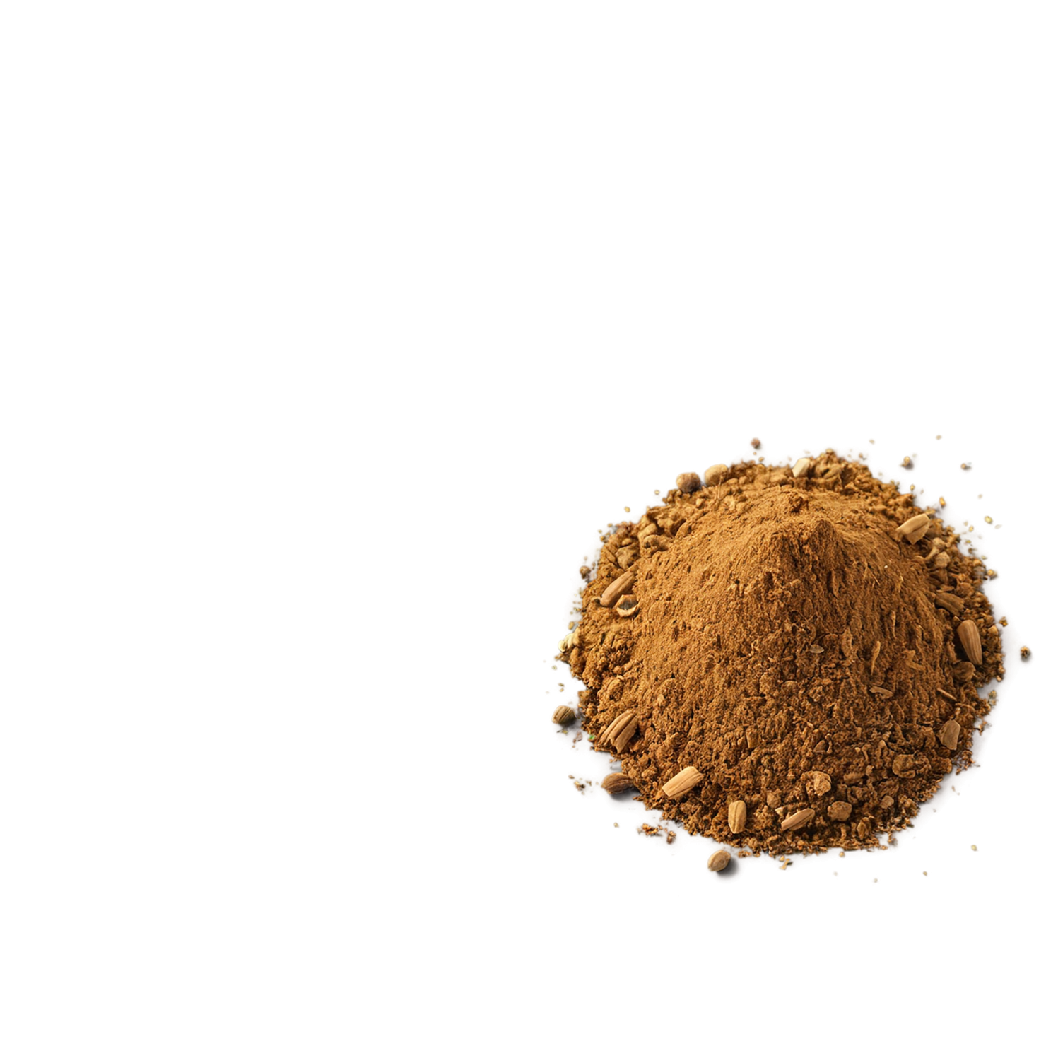 Garam masala spices isolated on transparent background #9821