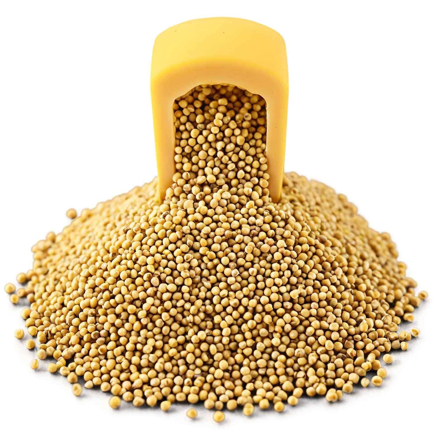 Mustard seeds spices isolated on transparent background #9844