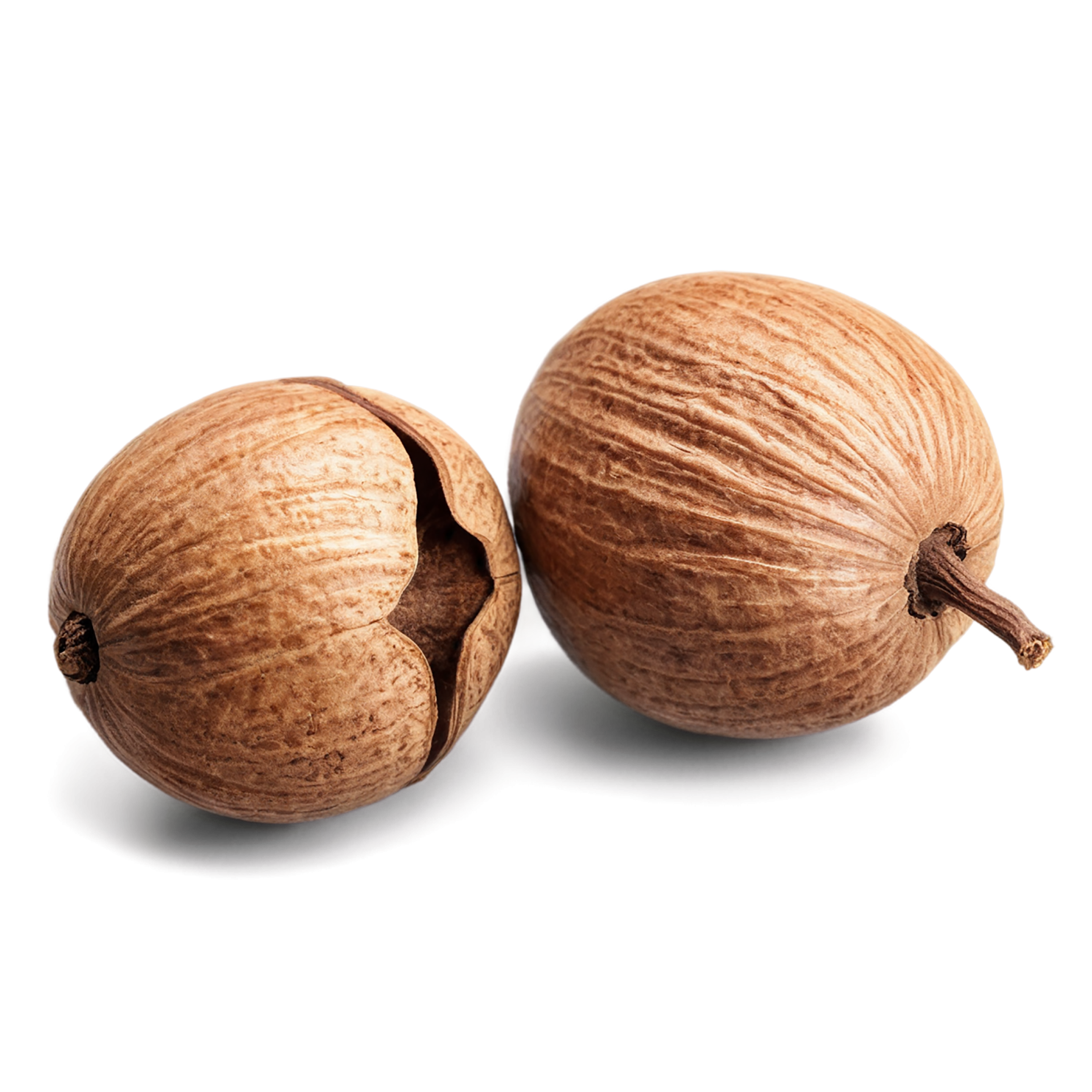 Nutmeg spices isolated on transparent background #9868