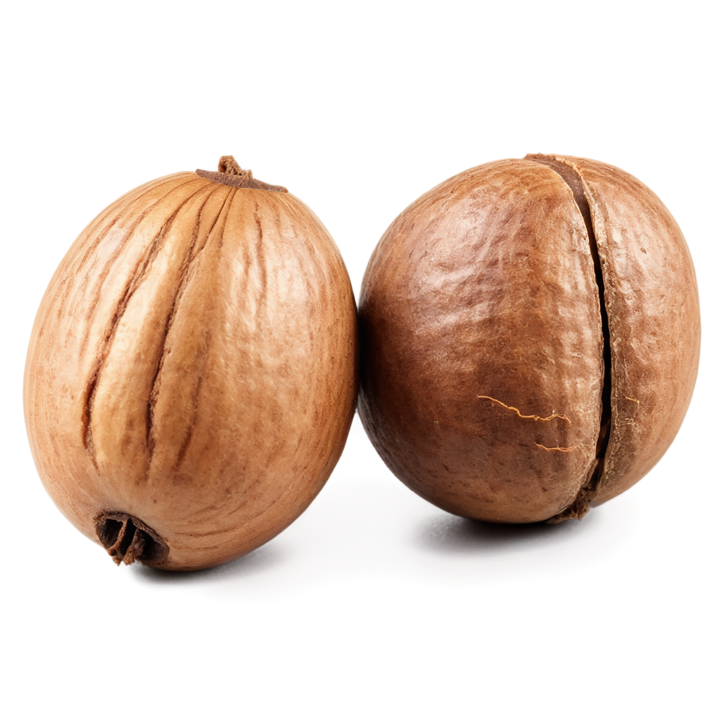 Nutmeg spices isolated on transparent background #9871