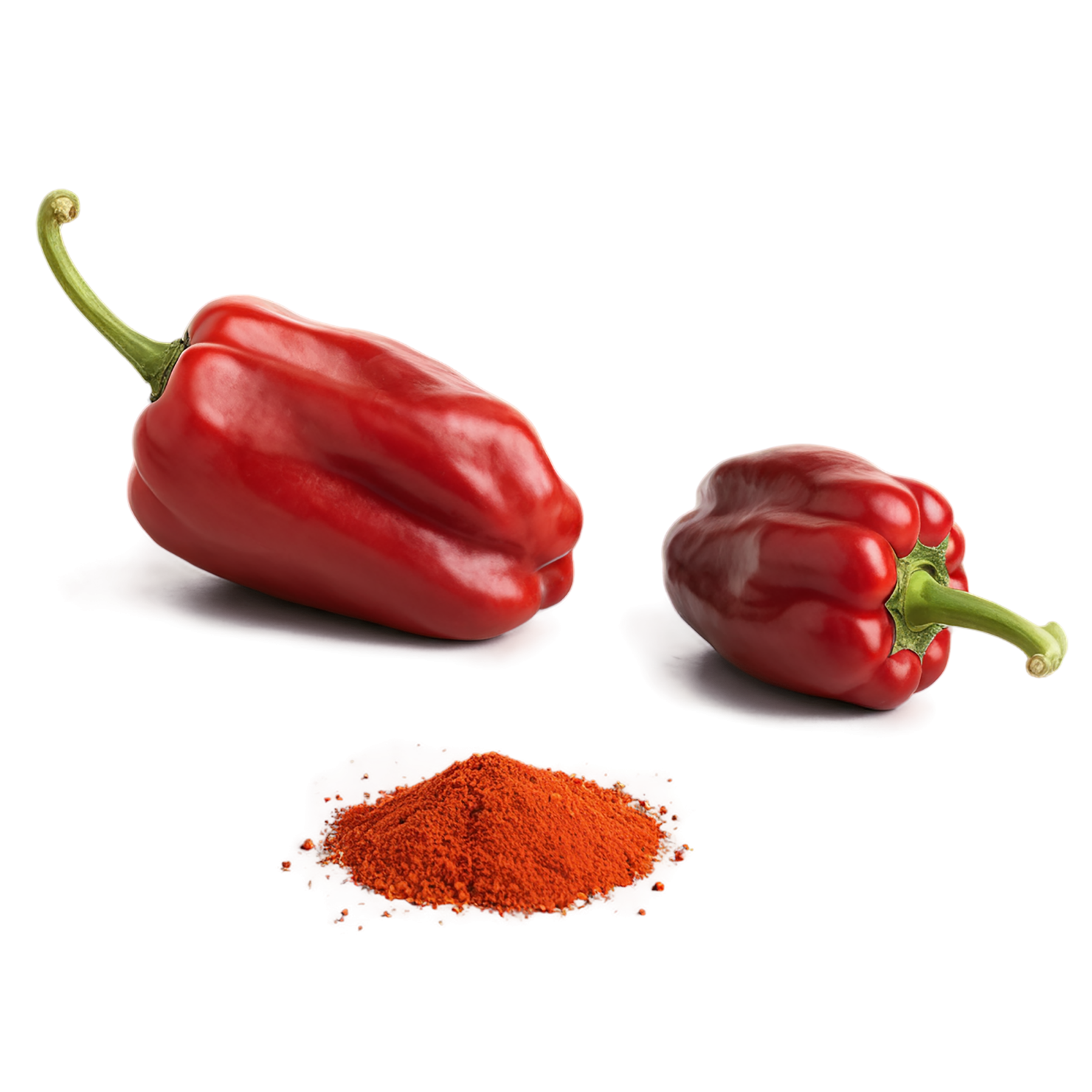 Paprika spices isolated on transparent background #9879