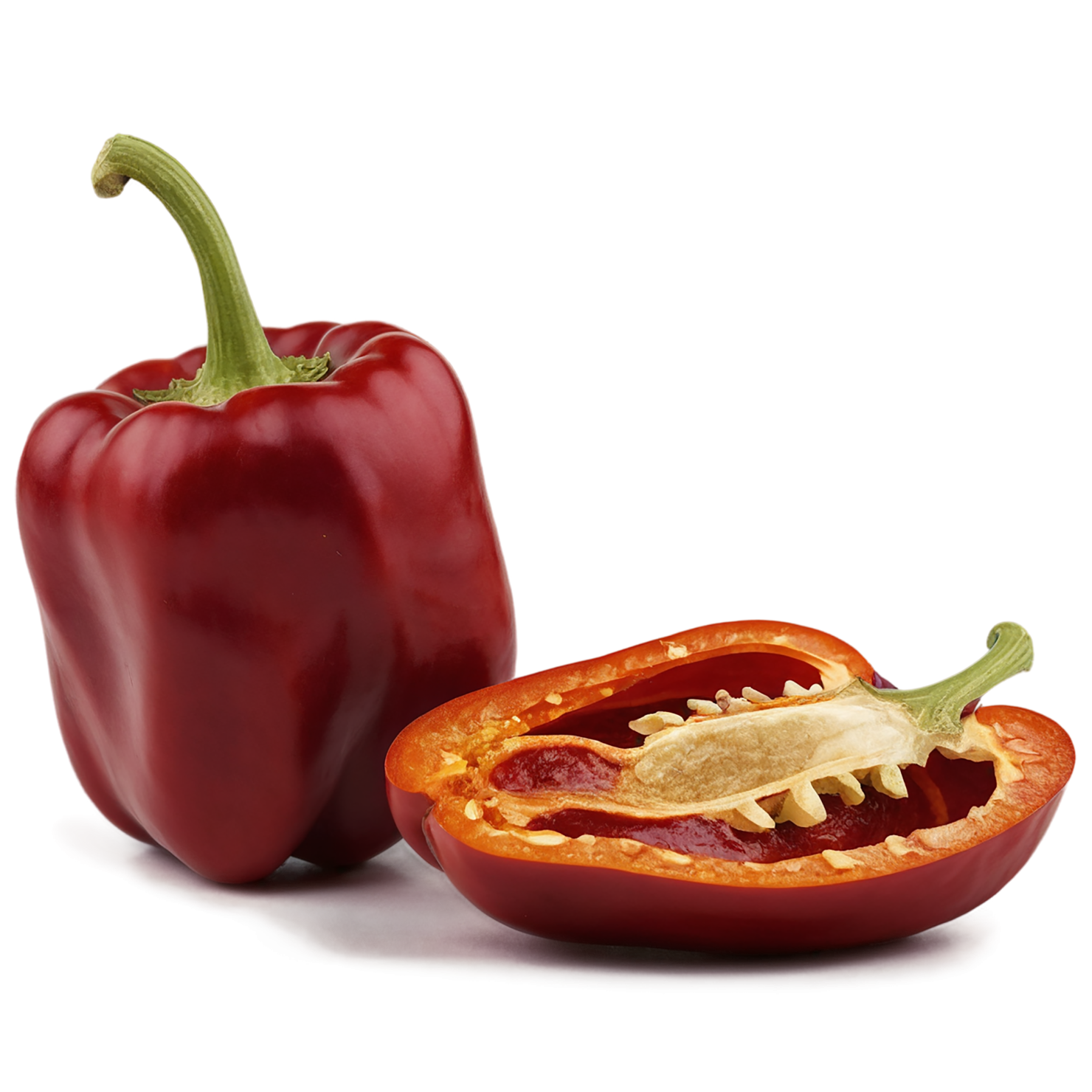 Paprika spices isolated on transparent background #9883