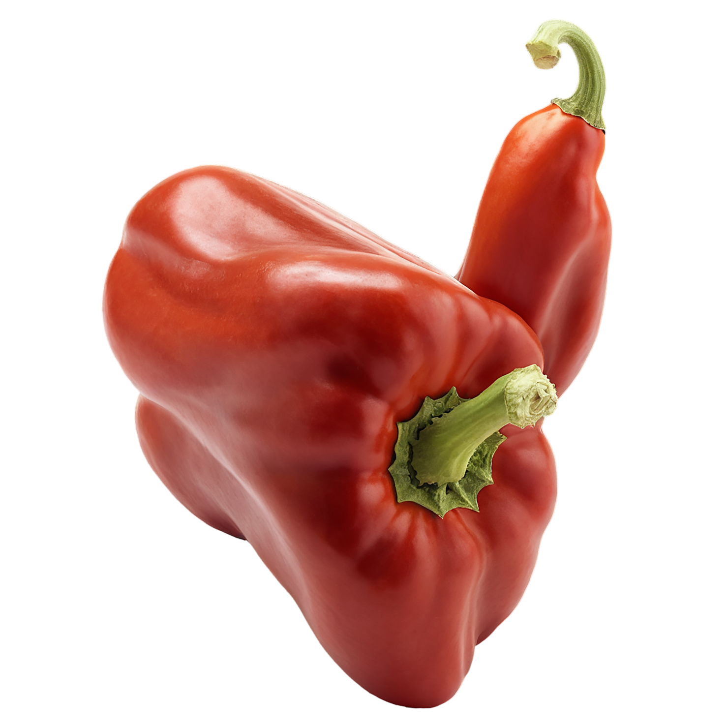 Paprika spices isolated on transparent background #9896