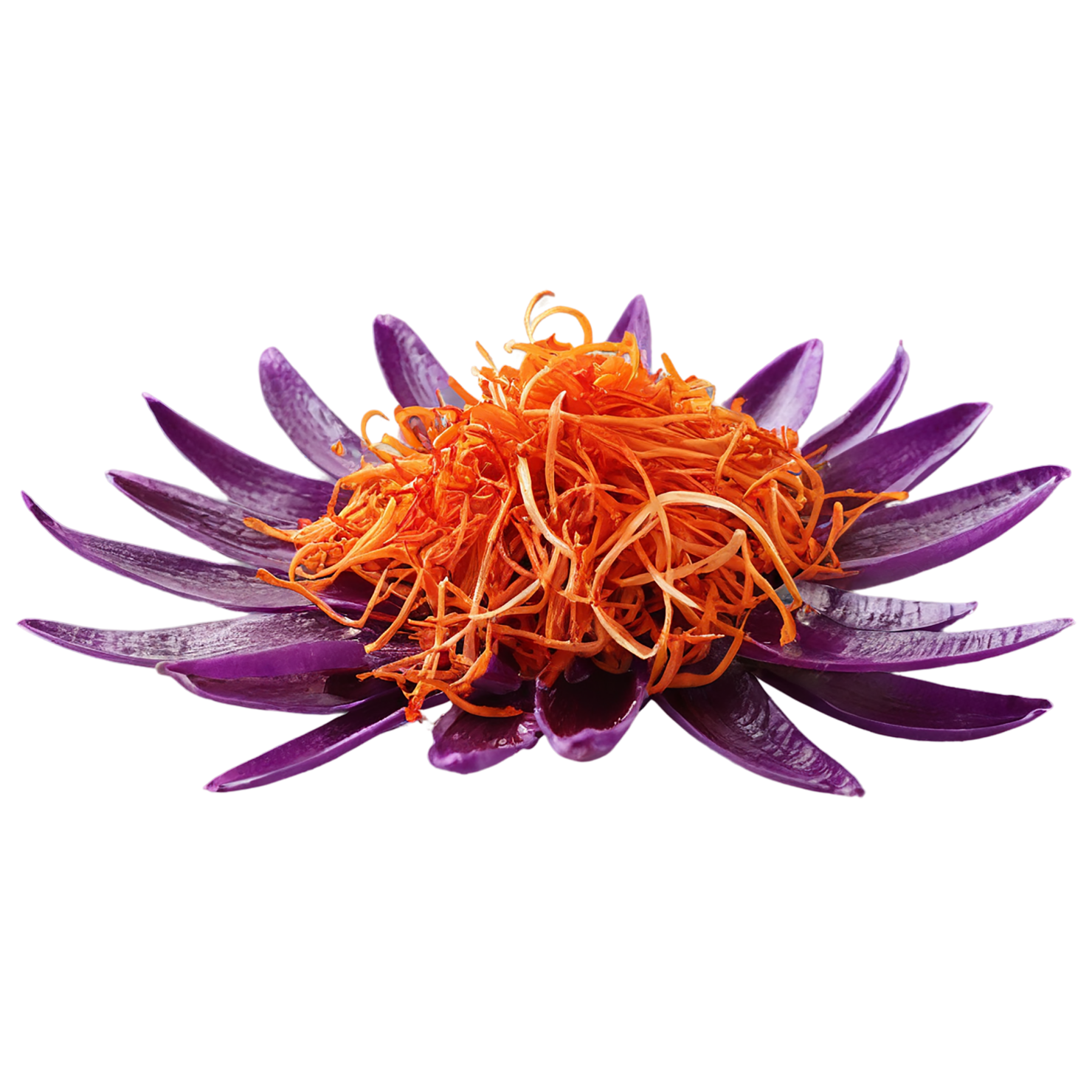 Saffron spices isolated on transparent background #9902