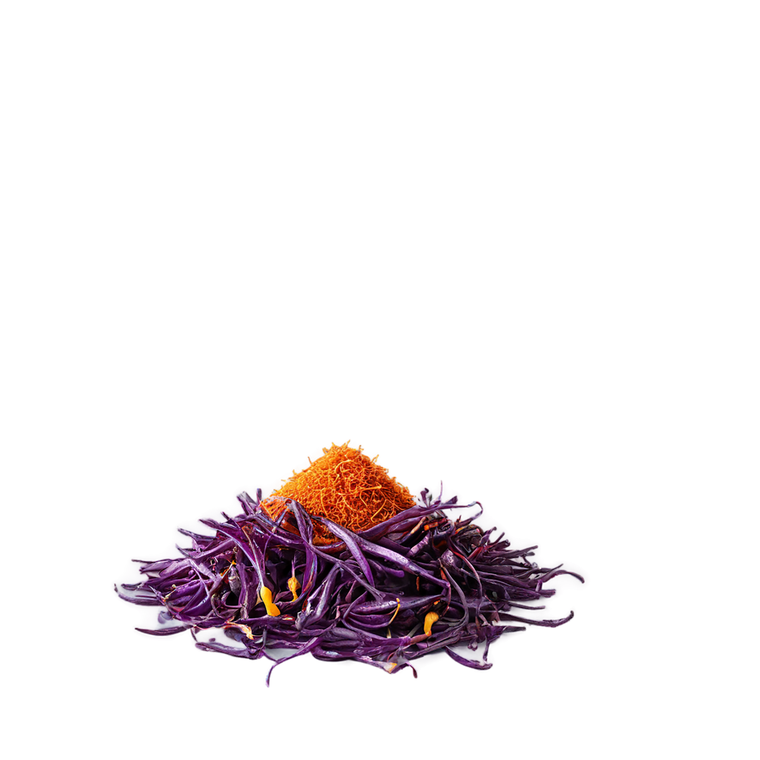 Saffron spices isolated on transparent background #9908