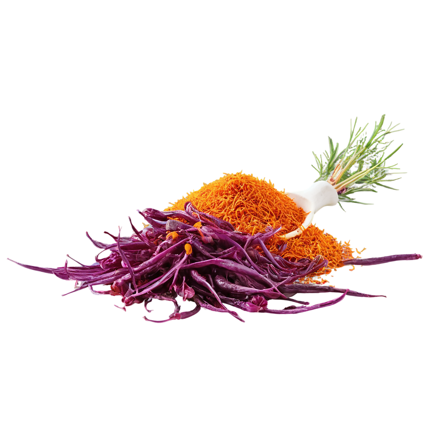 Saffron spices isolated on transparent background #9918