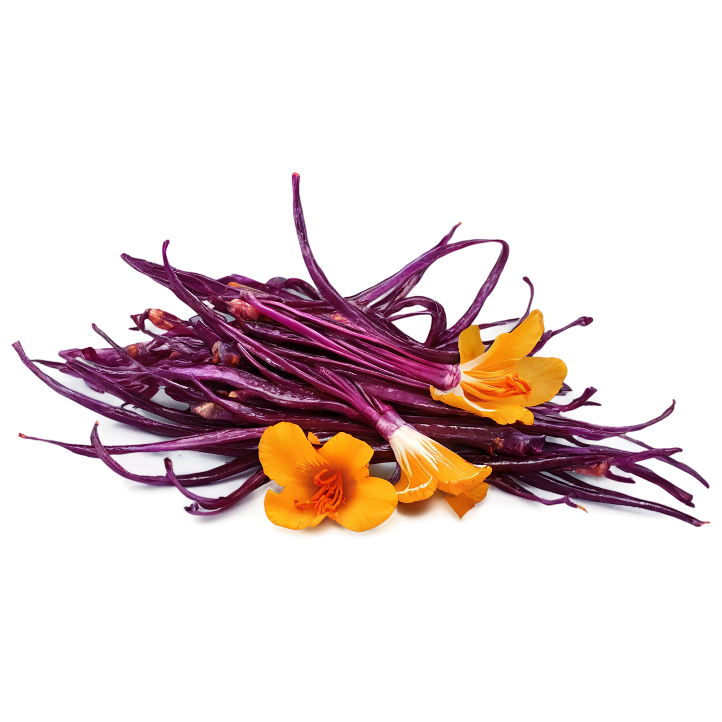Saffron spices isolated on transparent background #9922