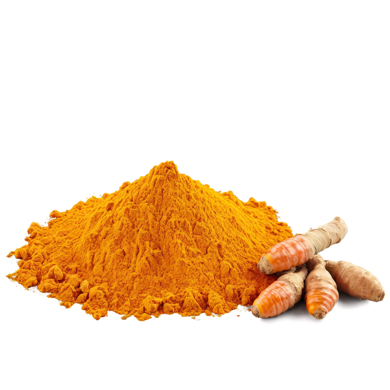 Turmeric spices isolated on transparent background #9960