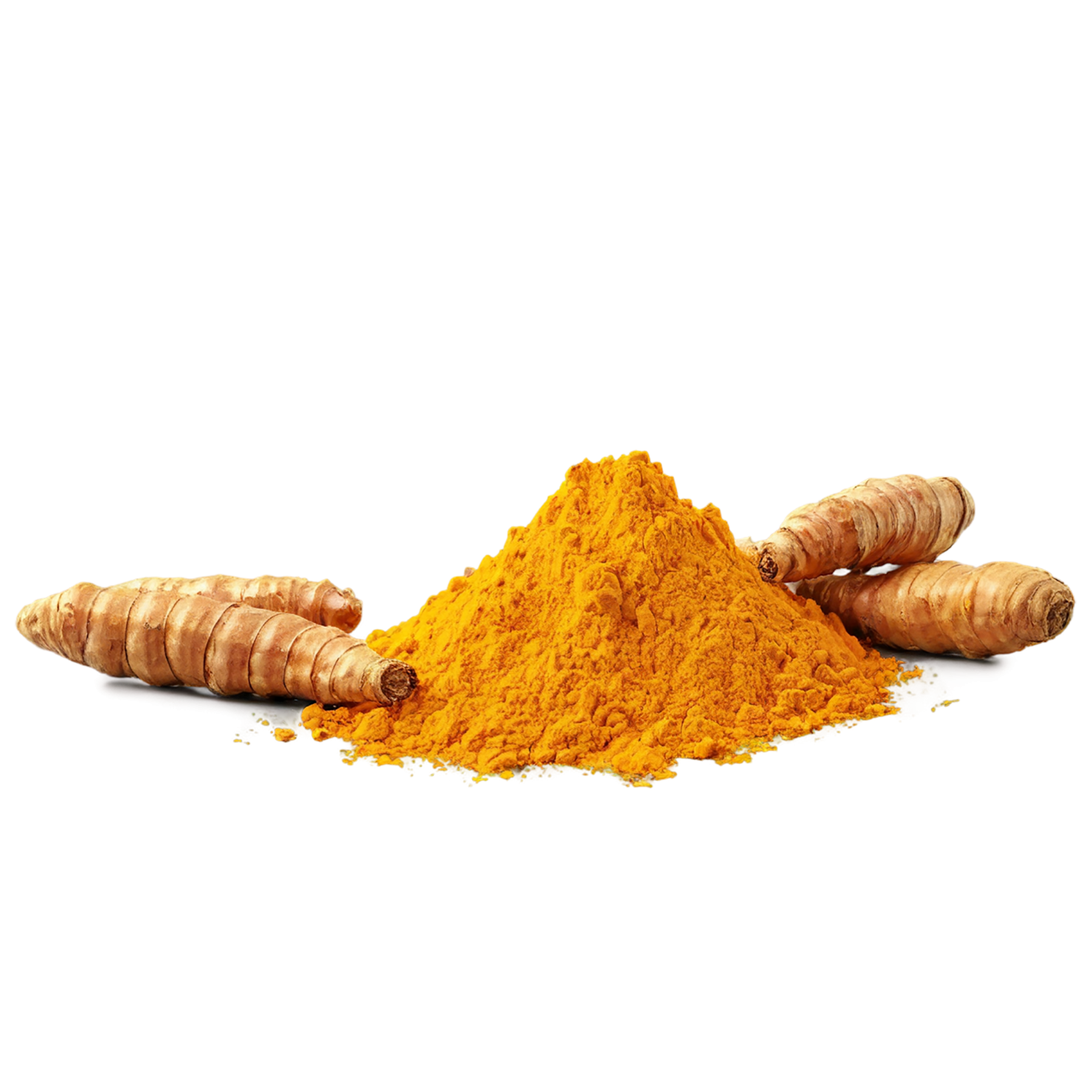 Turmeric spices isolated on transparent background #9982