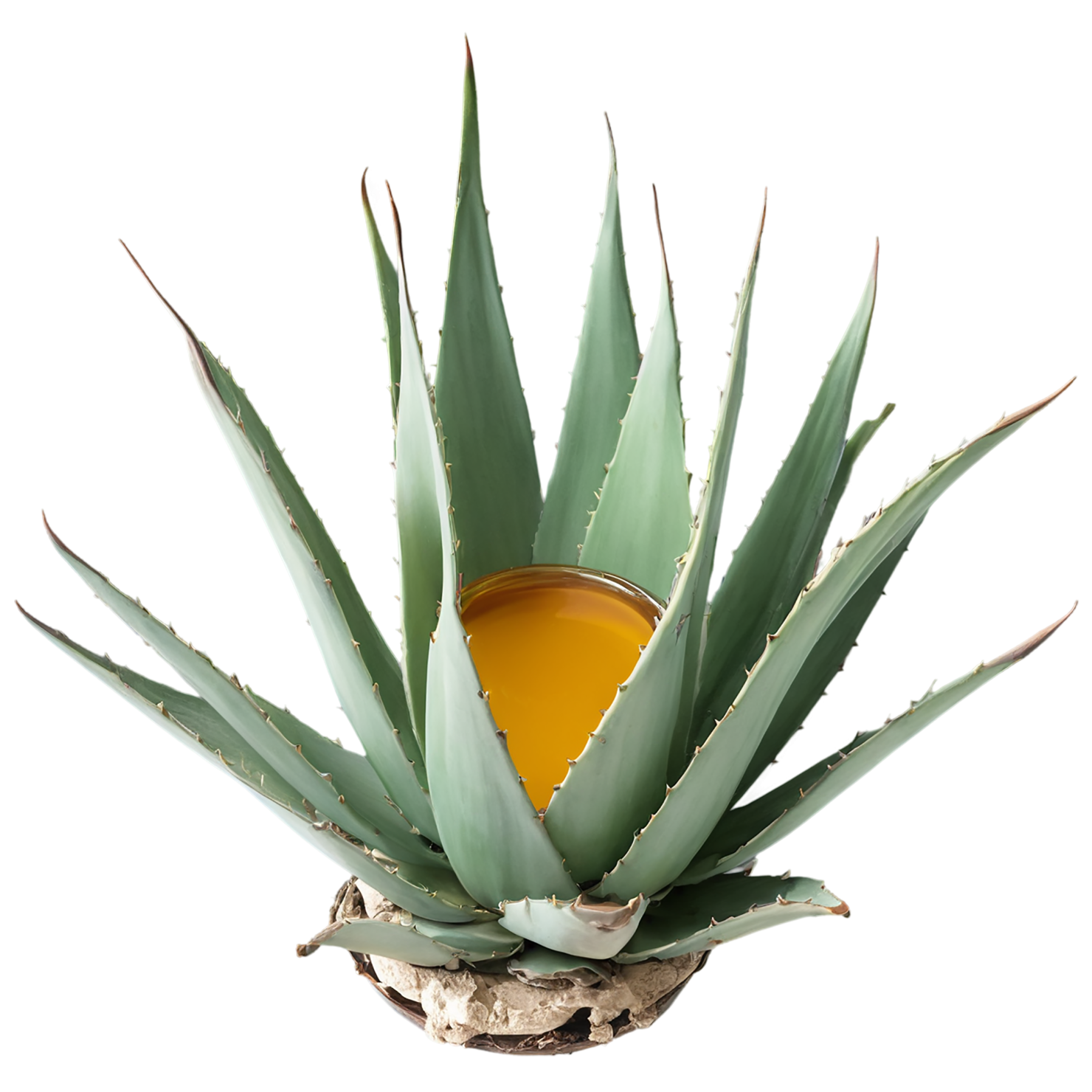 Agave nectar sweeteners isolated on transparent background #9990