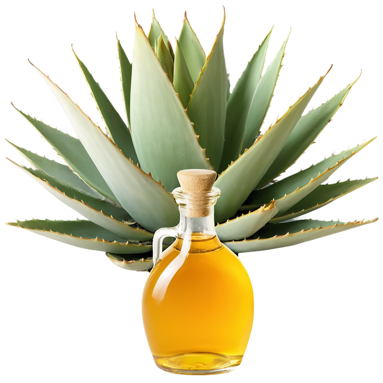 Agave nectar sweeteners isolated on transparent background #9997