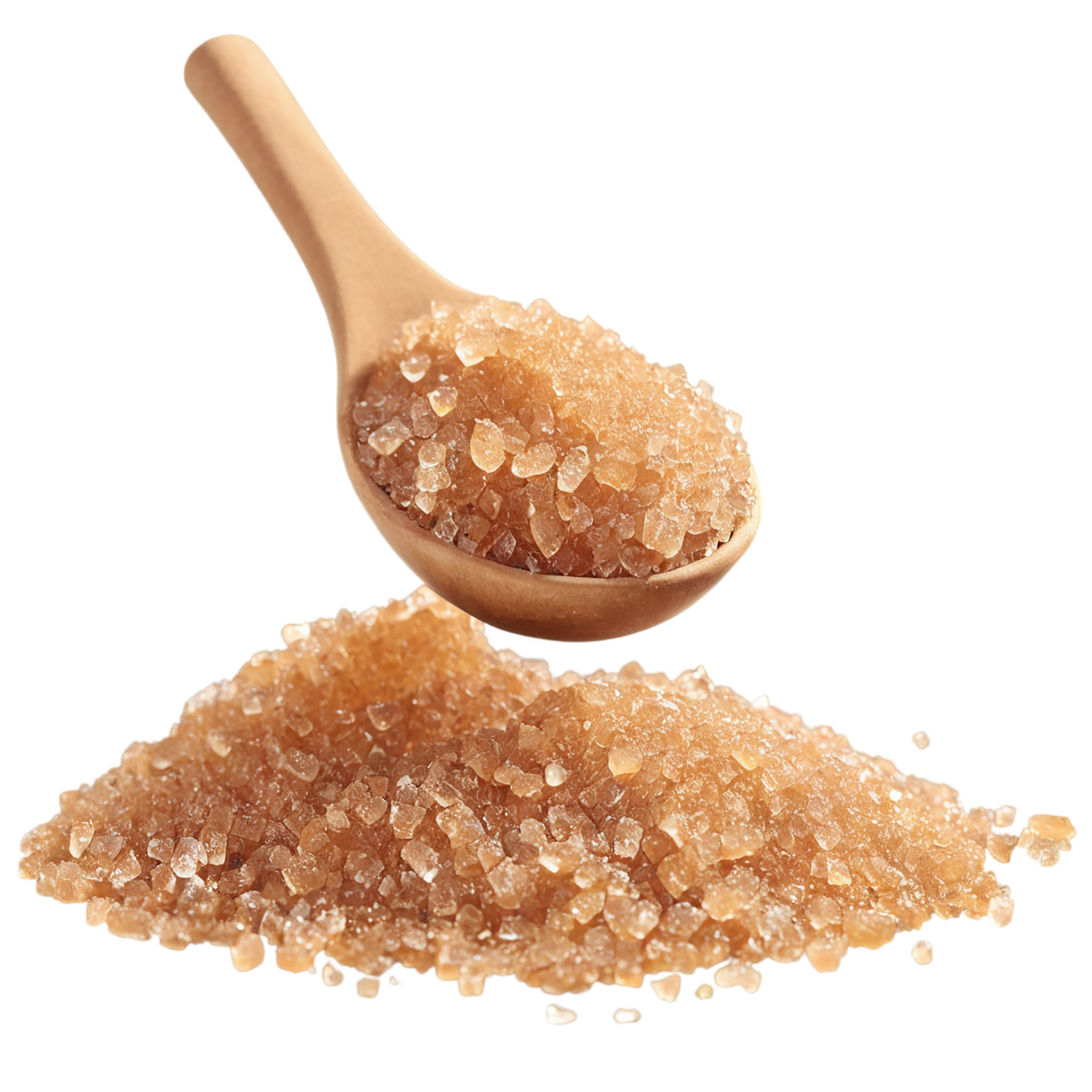 Brown sugar sweeteners isolated on transparent background #10053