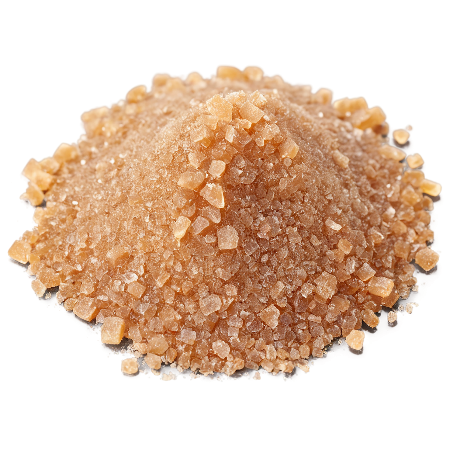Brown sugar sweeteners isolated on transparent background #10059