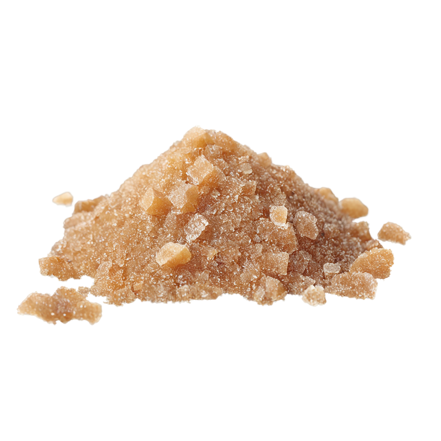 Brown sugar sweeteners isolated on transparent background #10060