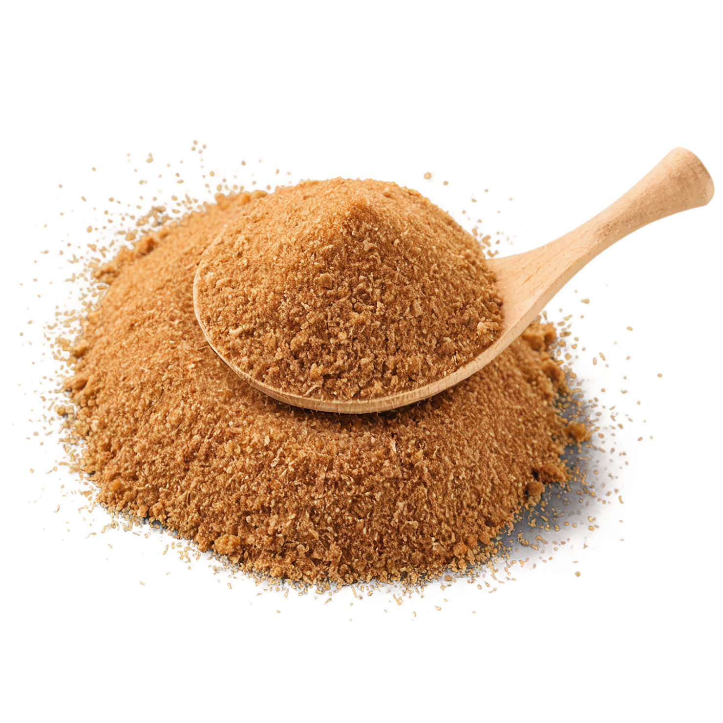 Coconut sugar sweeteners isolated on transparent background #10105