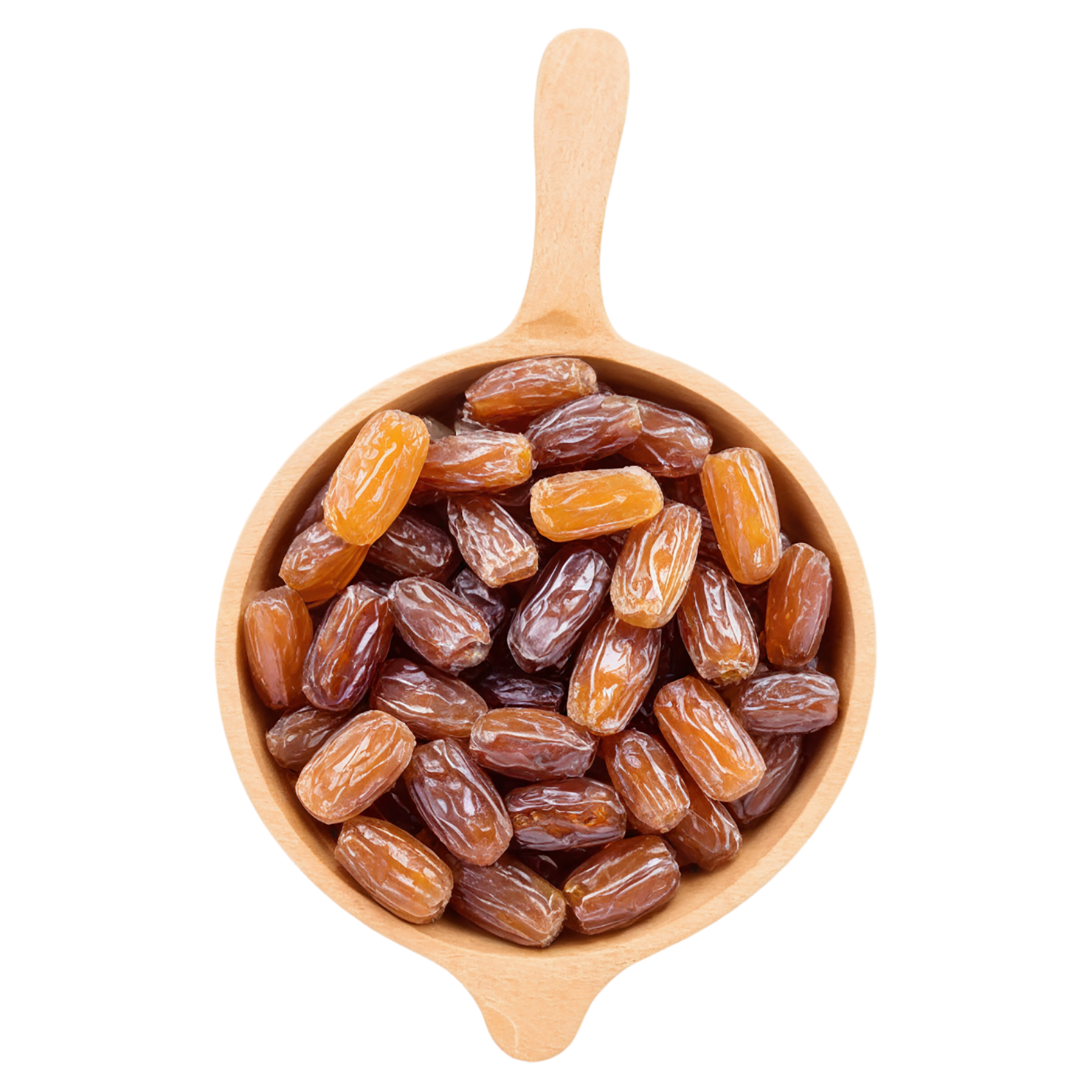 Date sugar sweeteners isolated on transparent background #10135