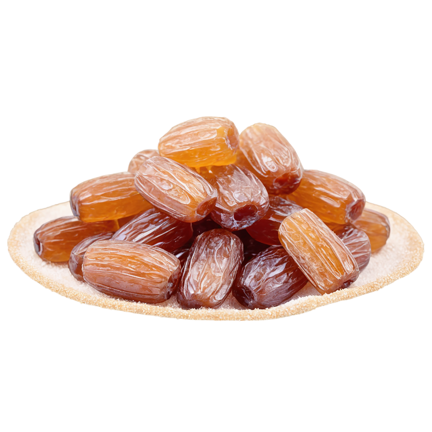 Date sugar sweeteners isolated on transparent background #10140