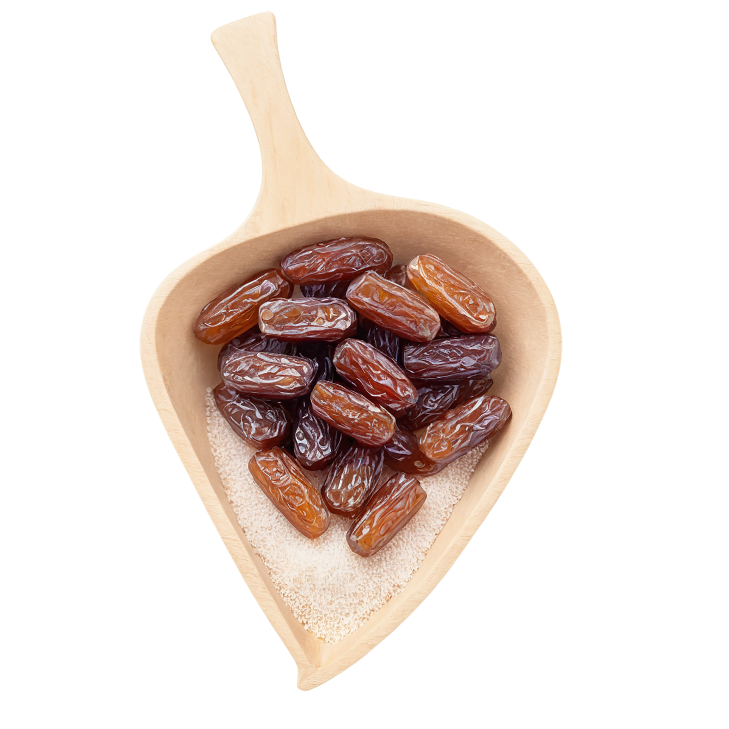 Date sugar sweeteners isolated on transparent background #10142