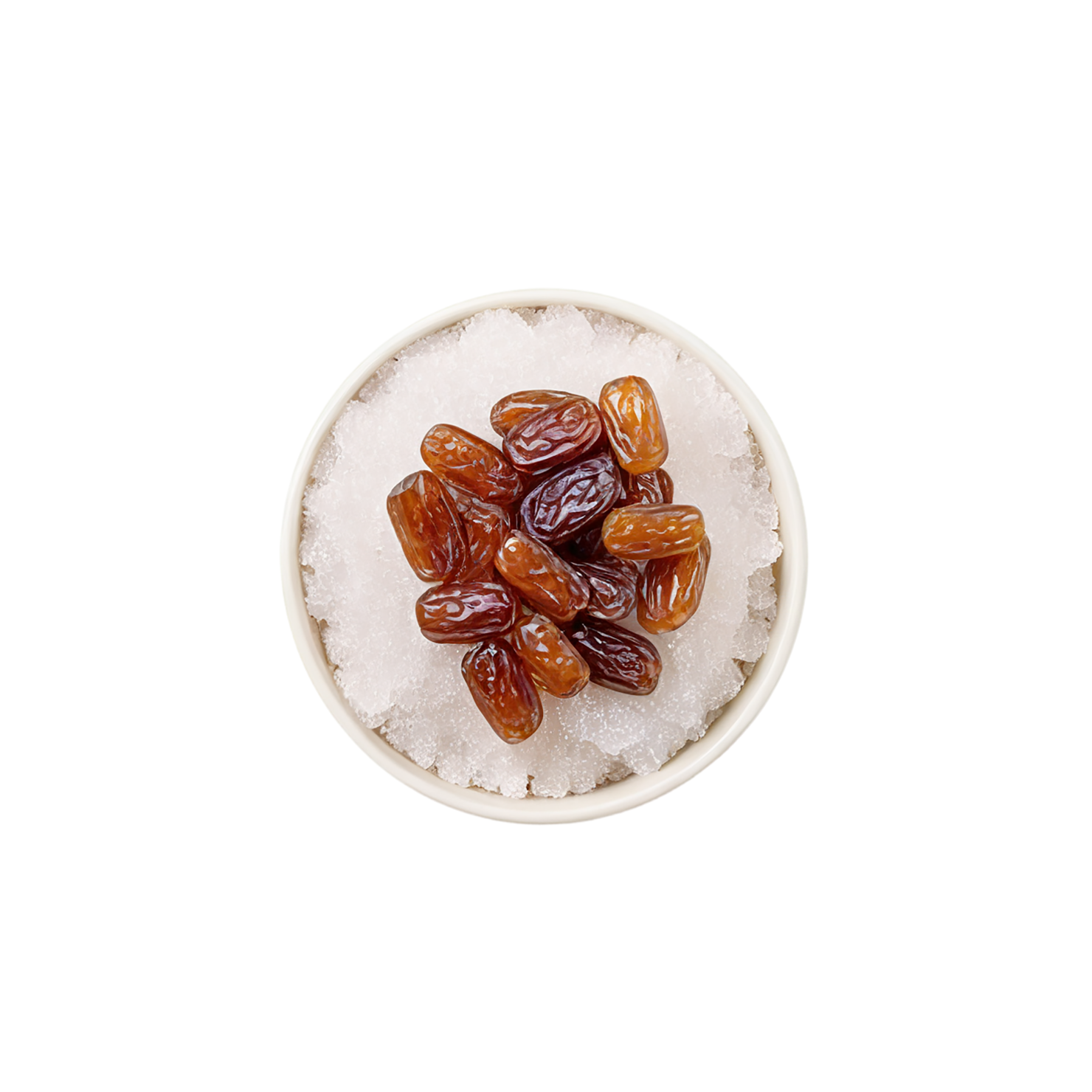Date sugar sweeteners isolated on transparent background #10151