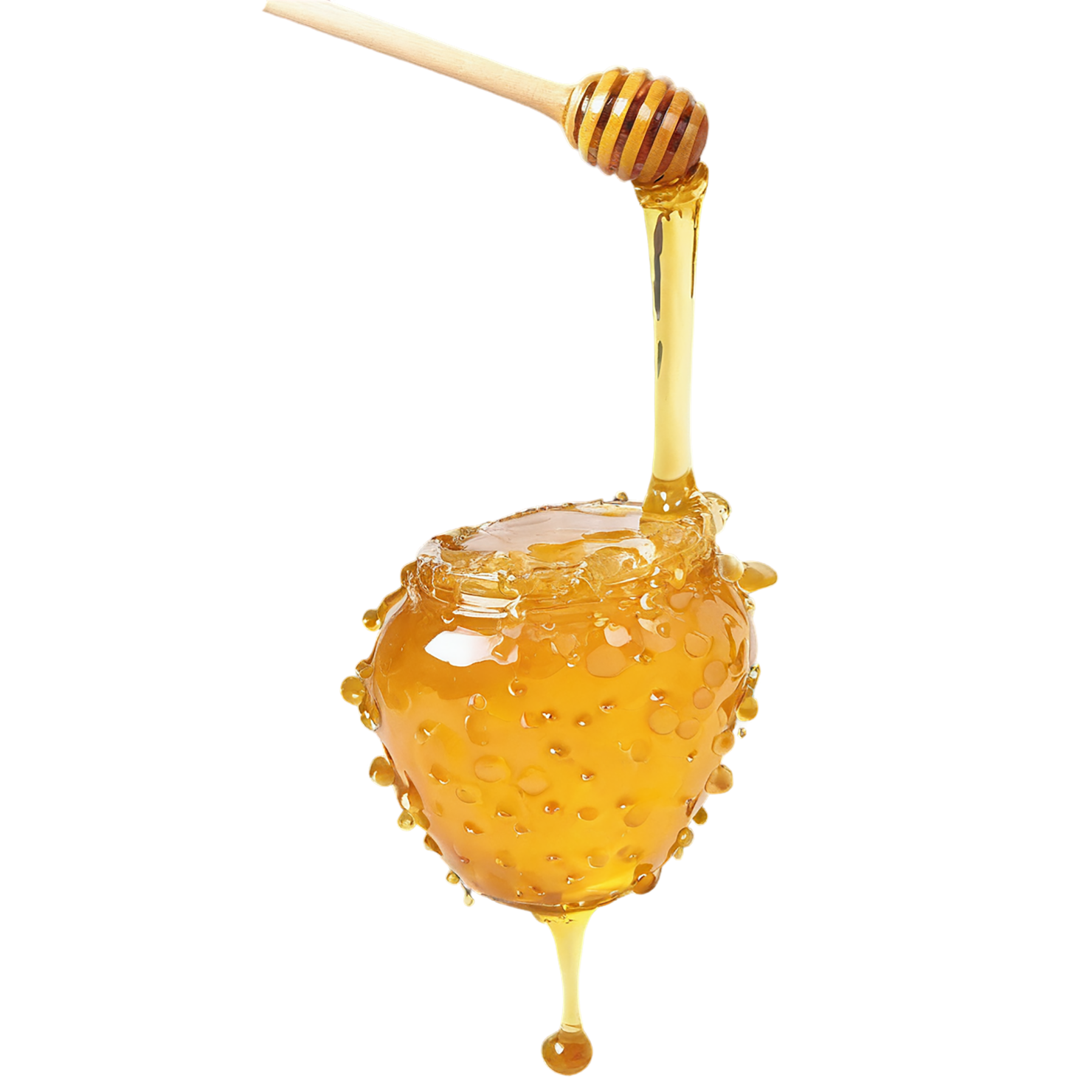 Honey sweeteners isolated on transparent background #10201