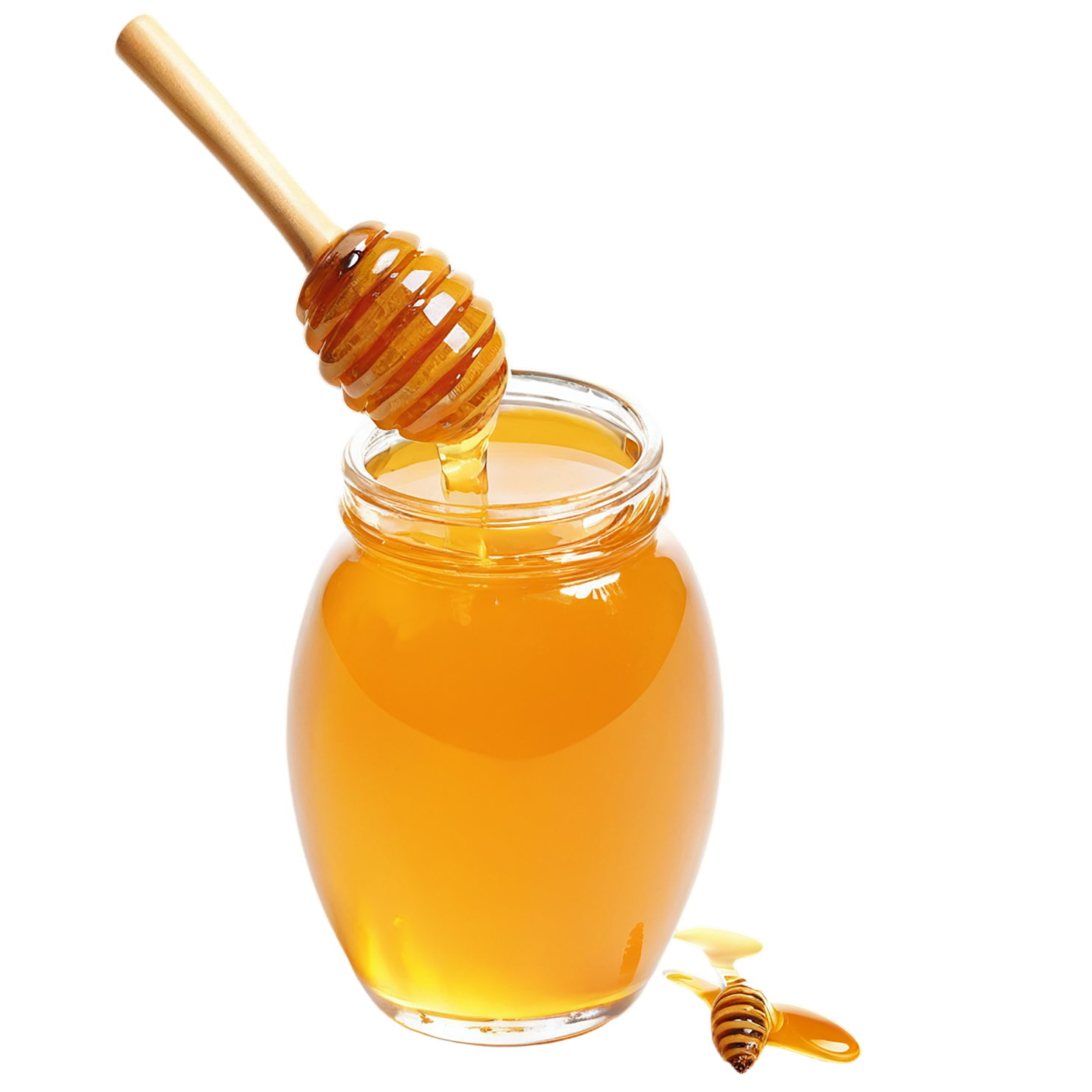 Honey sweeteners isolated on transparent background #10202