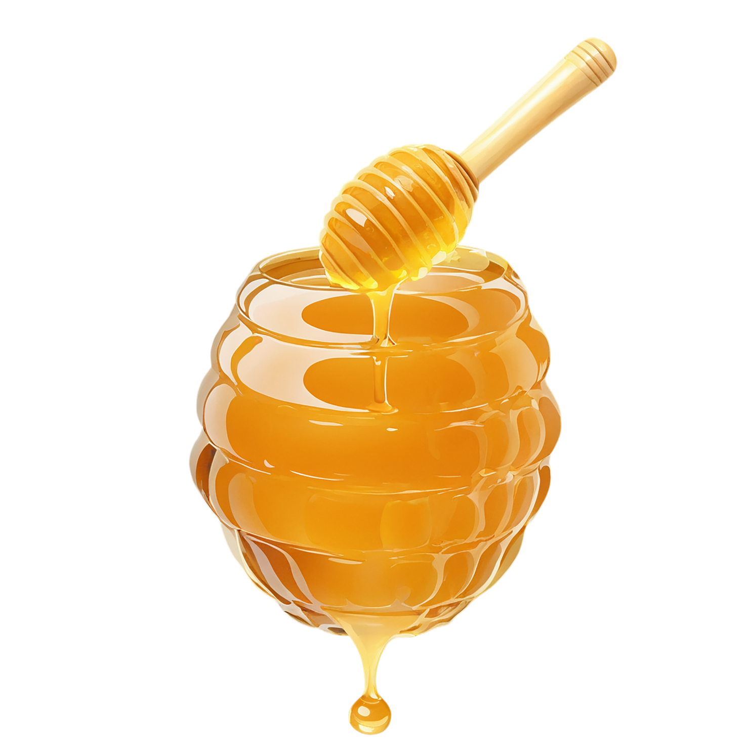 Honey sweeteners isolated on transparent background #10204