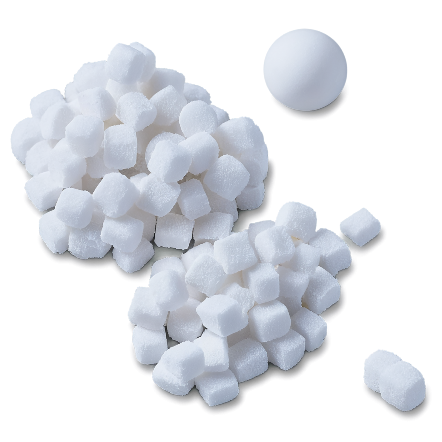 Maltitol sweeteners isolated on transparent background #10209