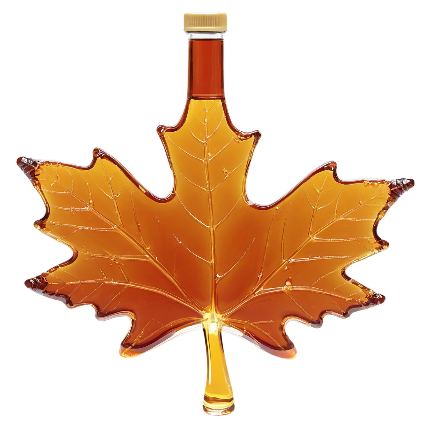 Maple syrup sweeteners isolated on transparent background #10228