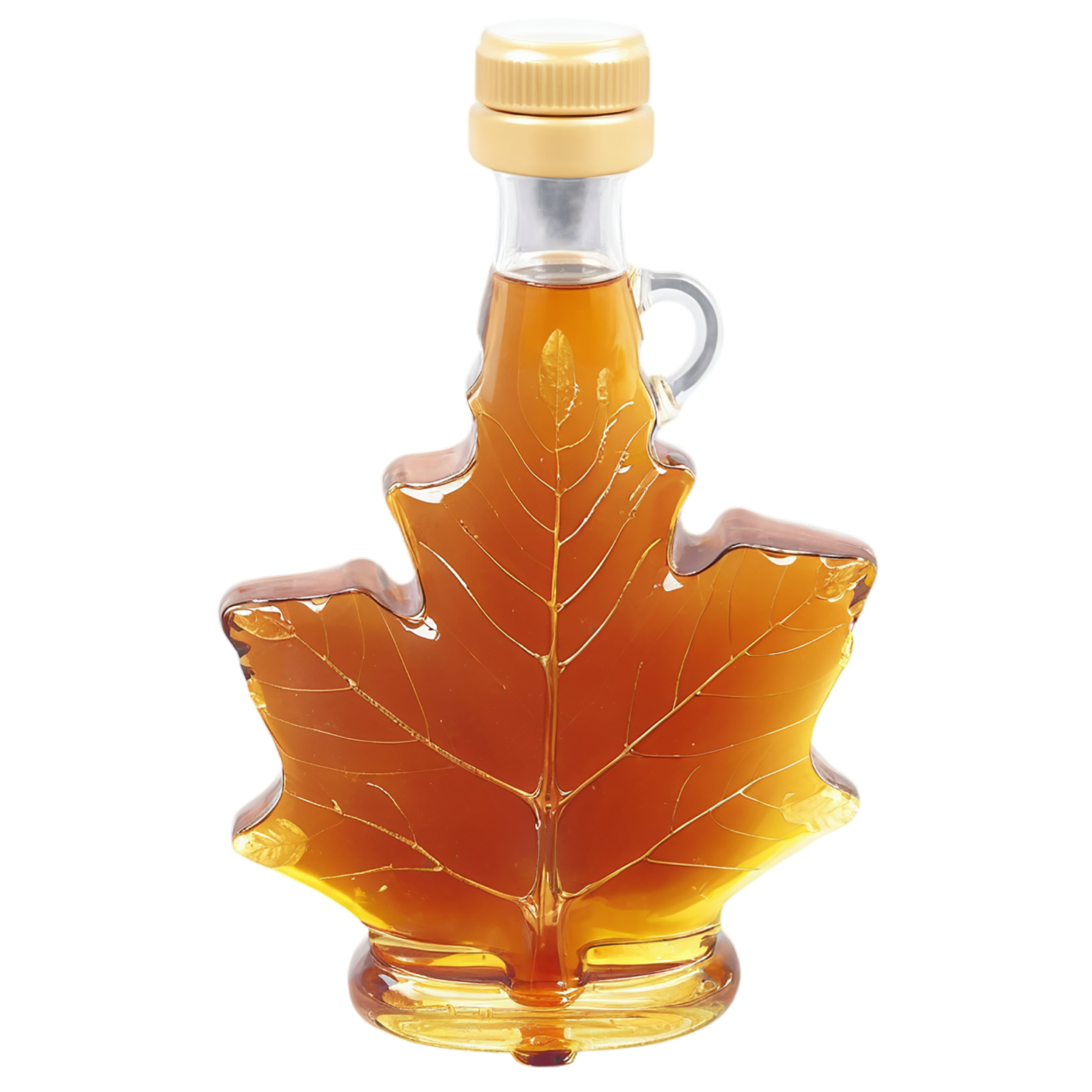 Maple syrup sweeteners isolated on transparent background #10231