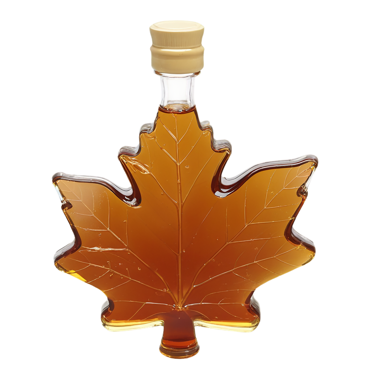 Maple syrup sweeteners isolated on transparent background #10233