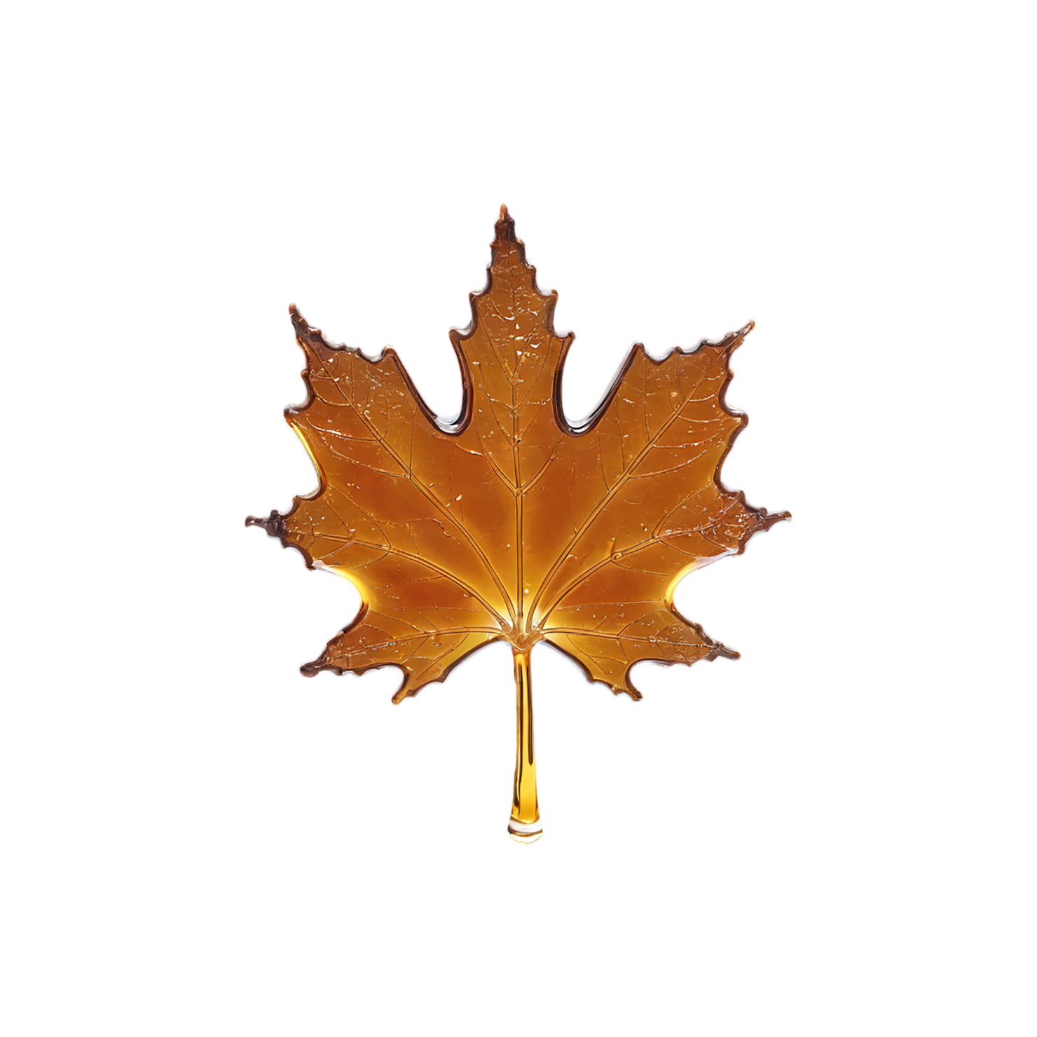 Maple syrup sweeteners isolated on transparent background #10234