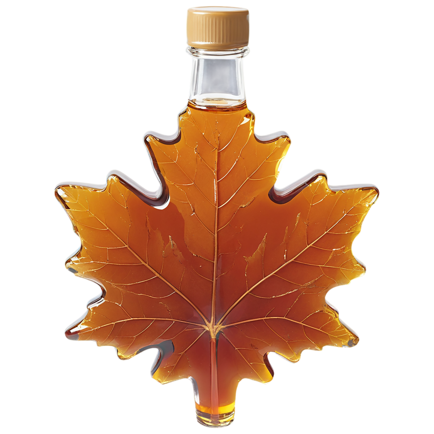 Maple syrup sweeteners isolated on transparent background #10235
