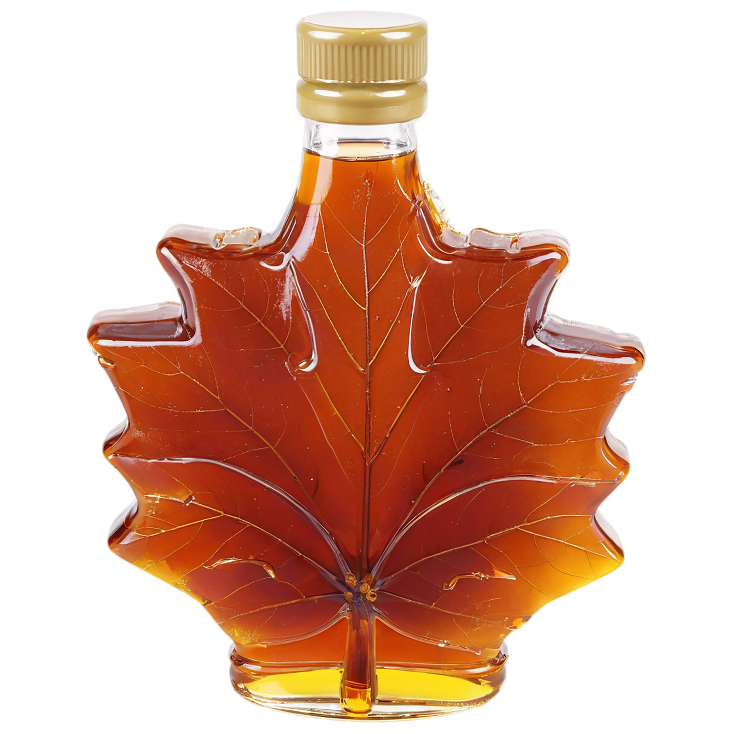 Maple syrup sweeteners isolated on transparent background #10237