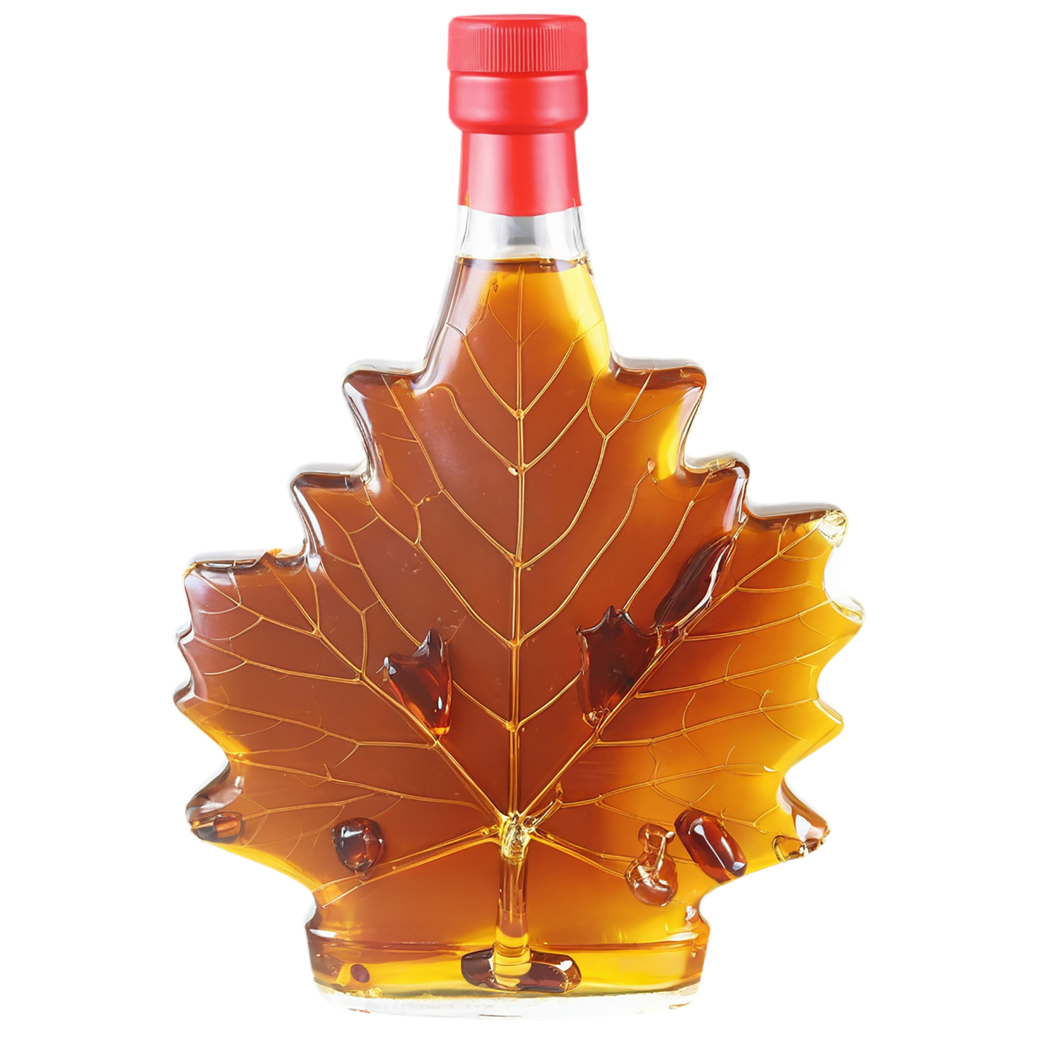 Maple syrup sweeteners isolated on transparent background #10238