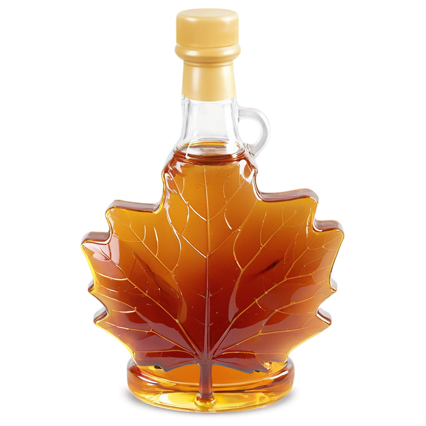 Maple syrup sweeteners isolated on transparent background #10244