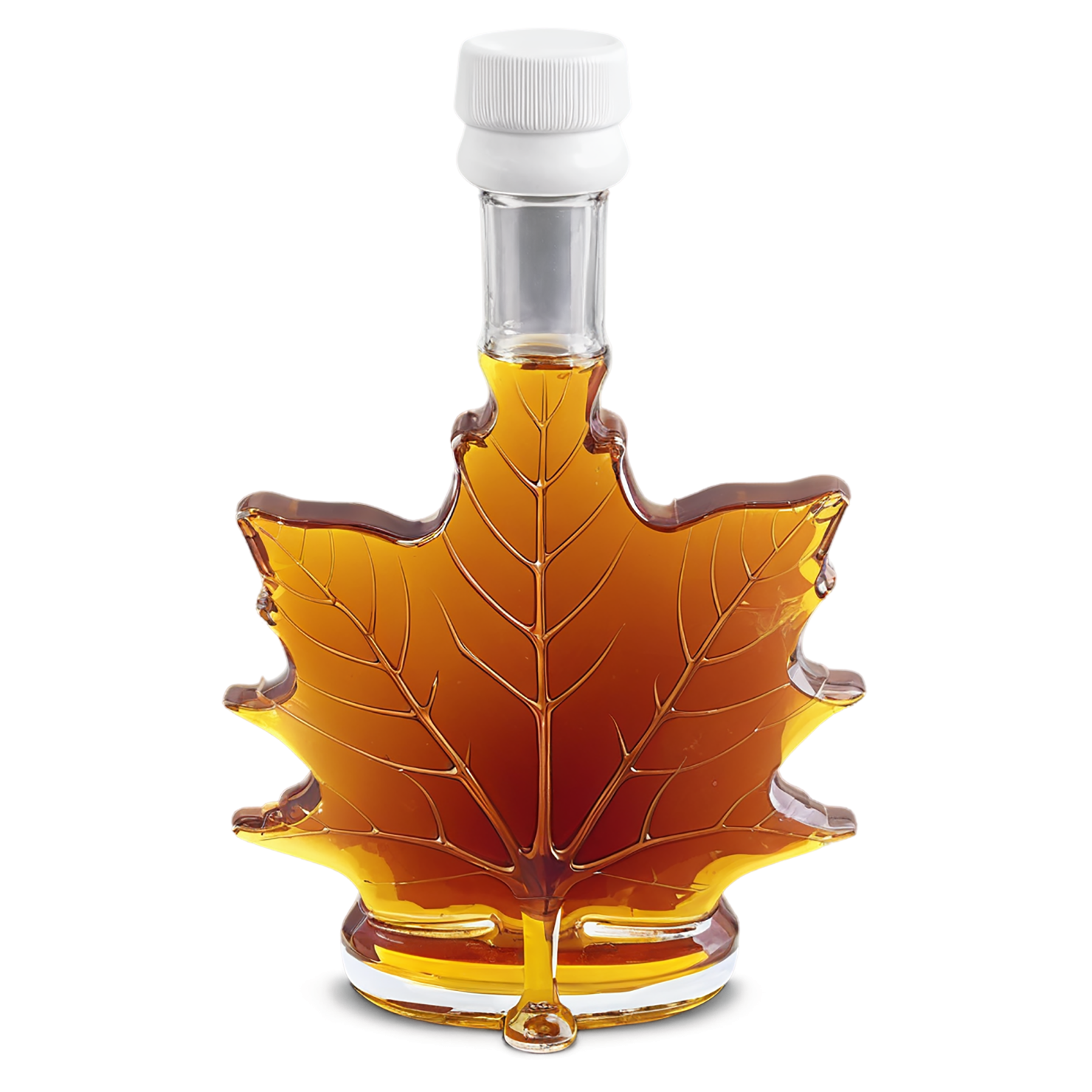 Maple syrup sweeteners isolated on transparent background #10245