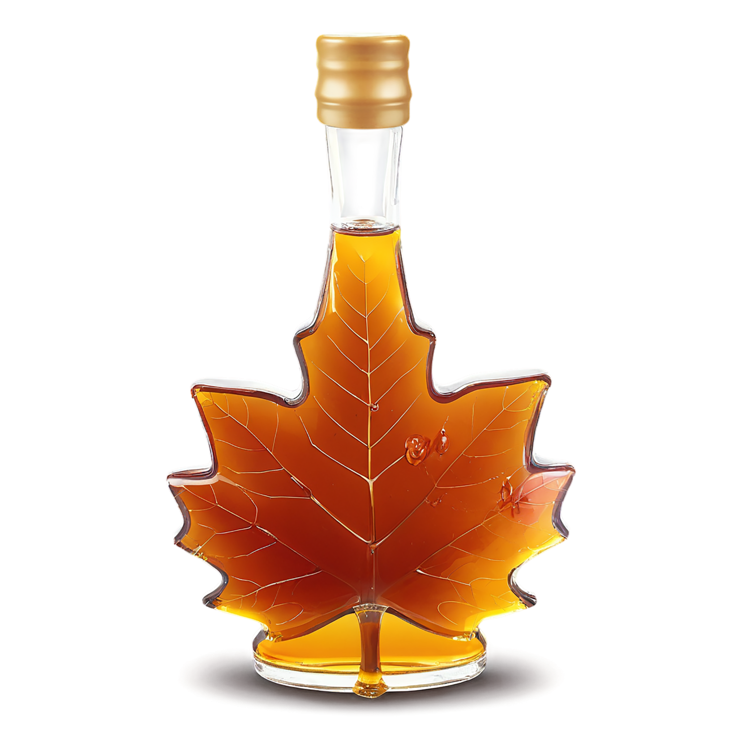 Maple syrup sweeteners isolated on transparent background #10246