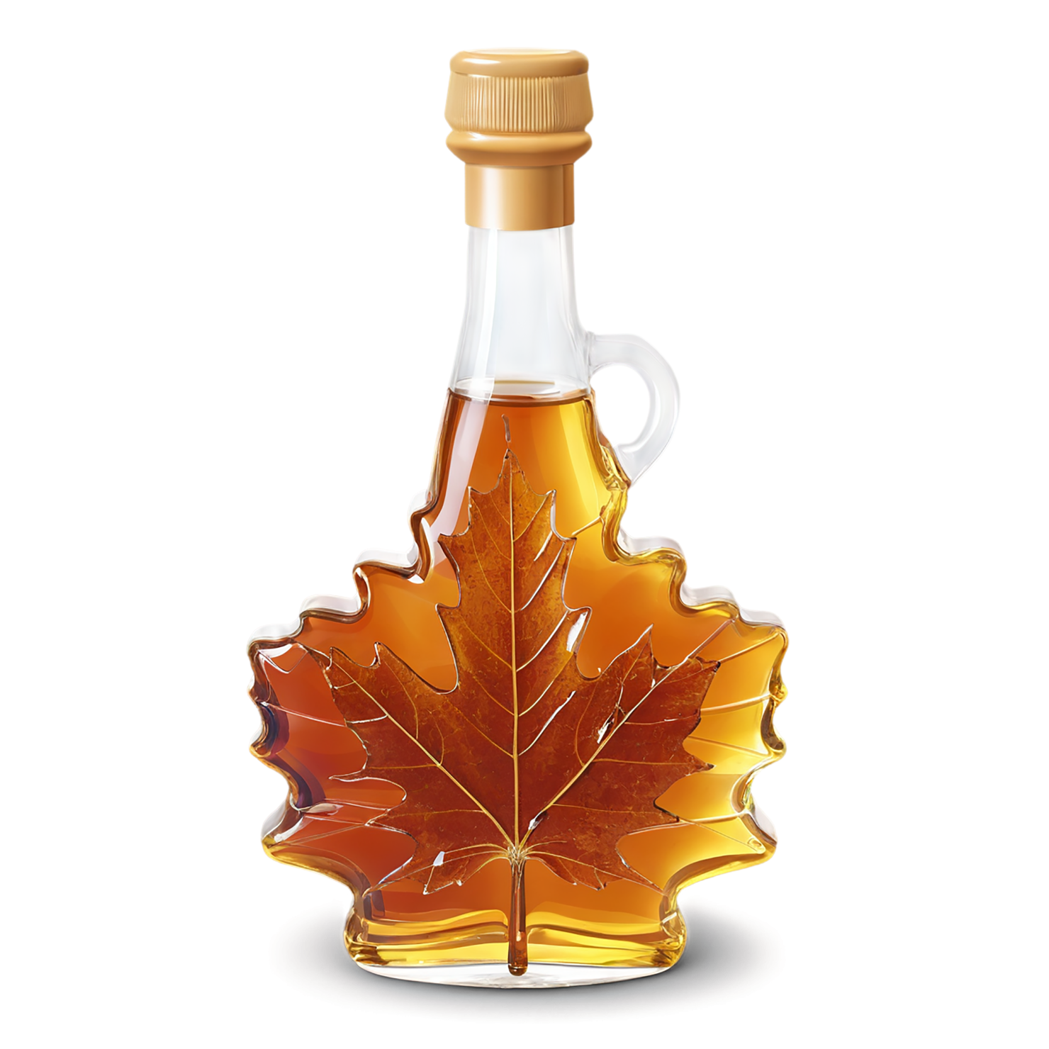 Maple syrup sweeteners isolated on transparent background #10249