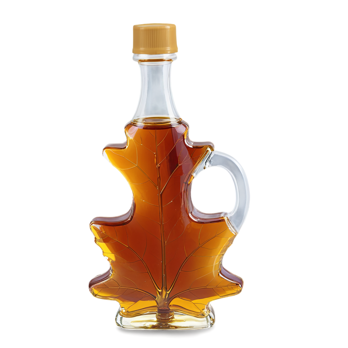 Maple syrup sweeteners isolated on transparent background #10250