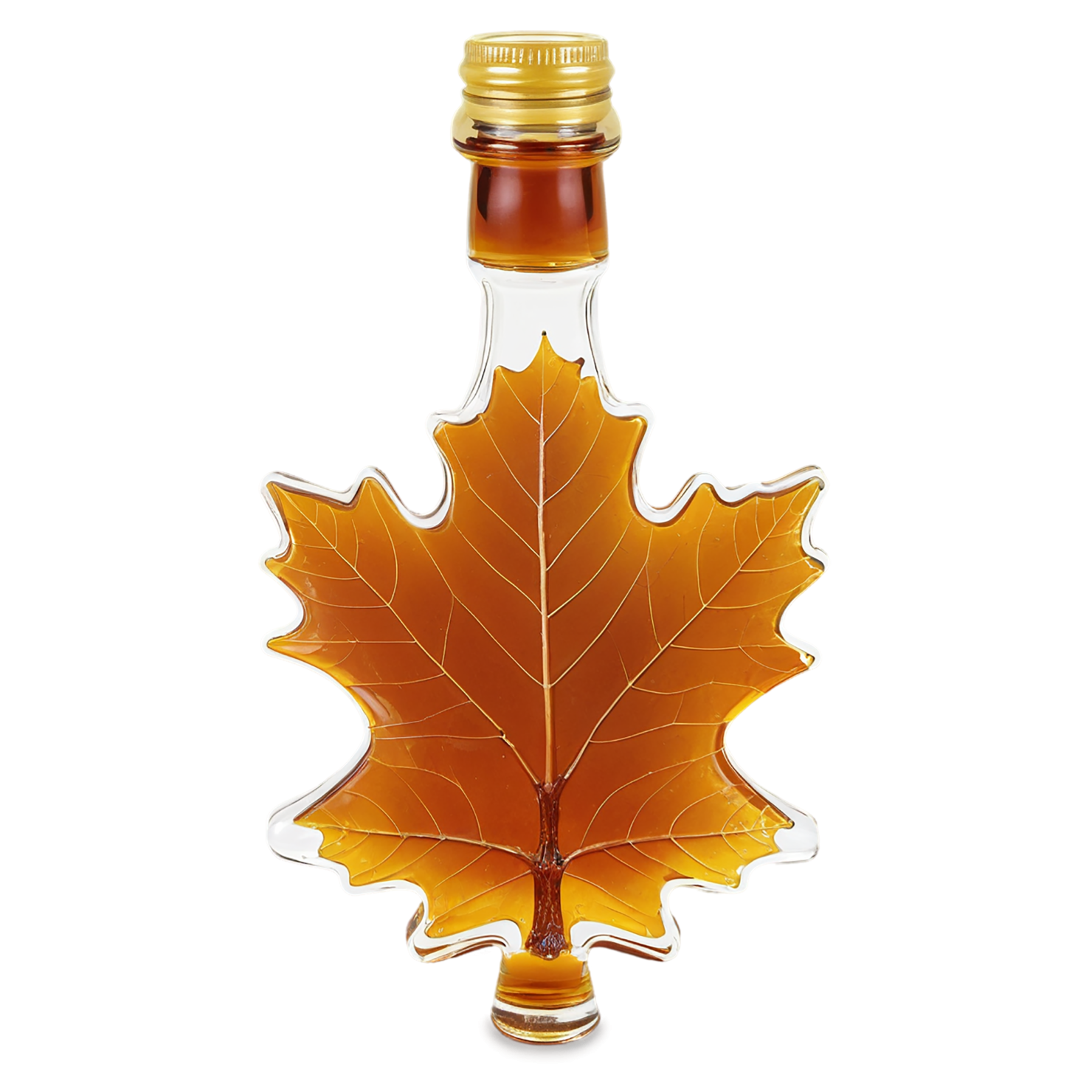 Maple syrup sweeteners isolated on transparent background #10252