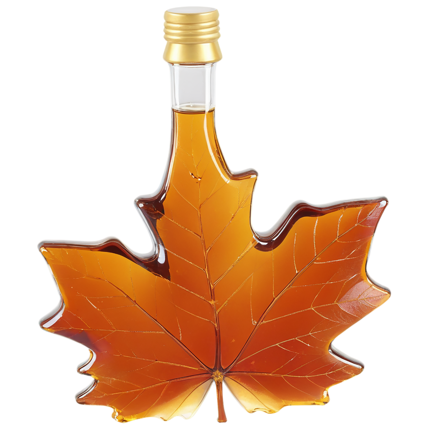 Maple syrup sweeteners isolated on transparent background #10253