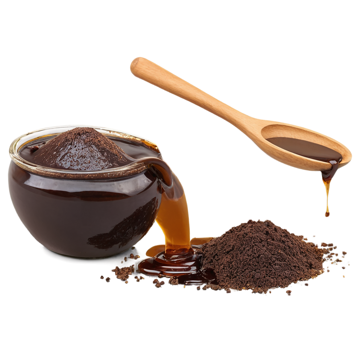 Molasses sweeteners isolated on transparent background #10277