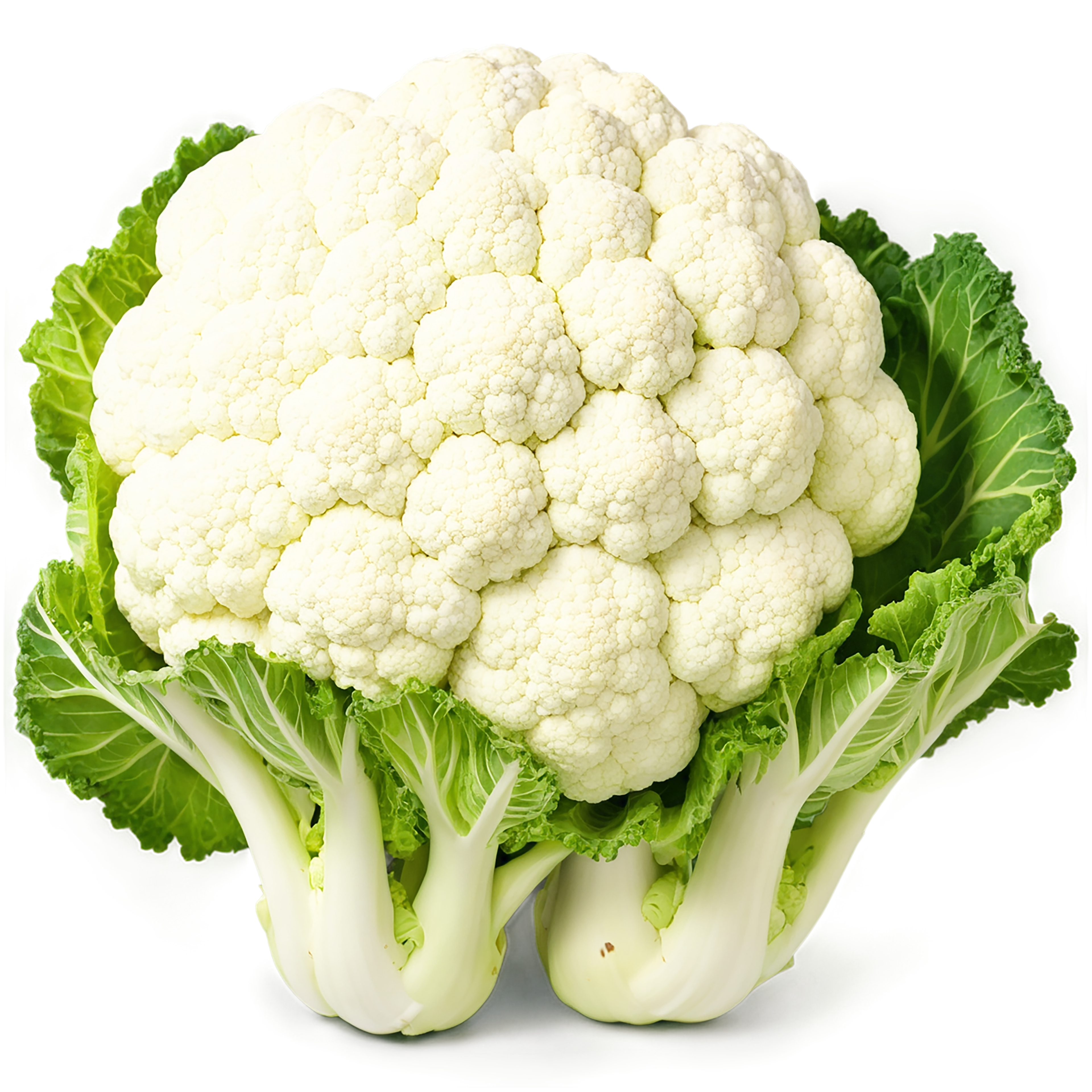 Cauliflower vegetables isolated on transparent background #11019