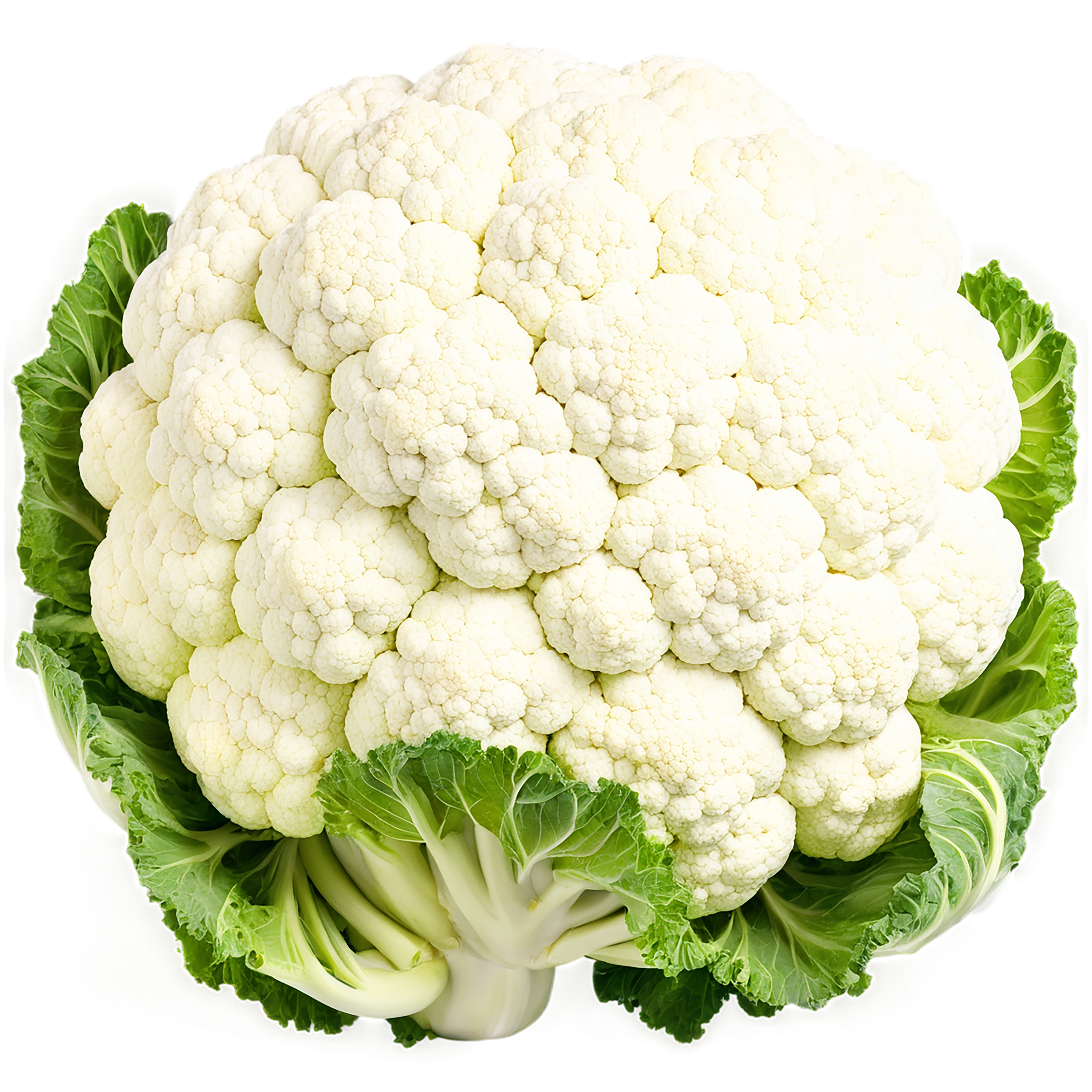 Cauliflower vegetables isolated on transparent background #11023