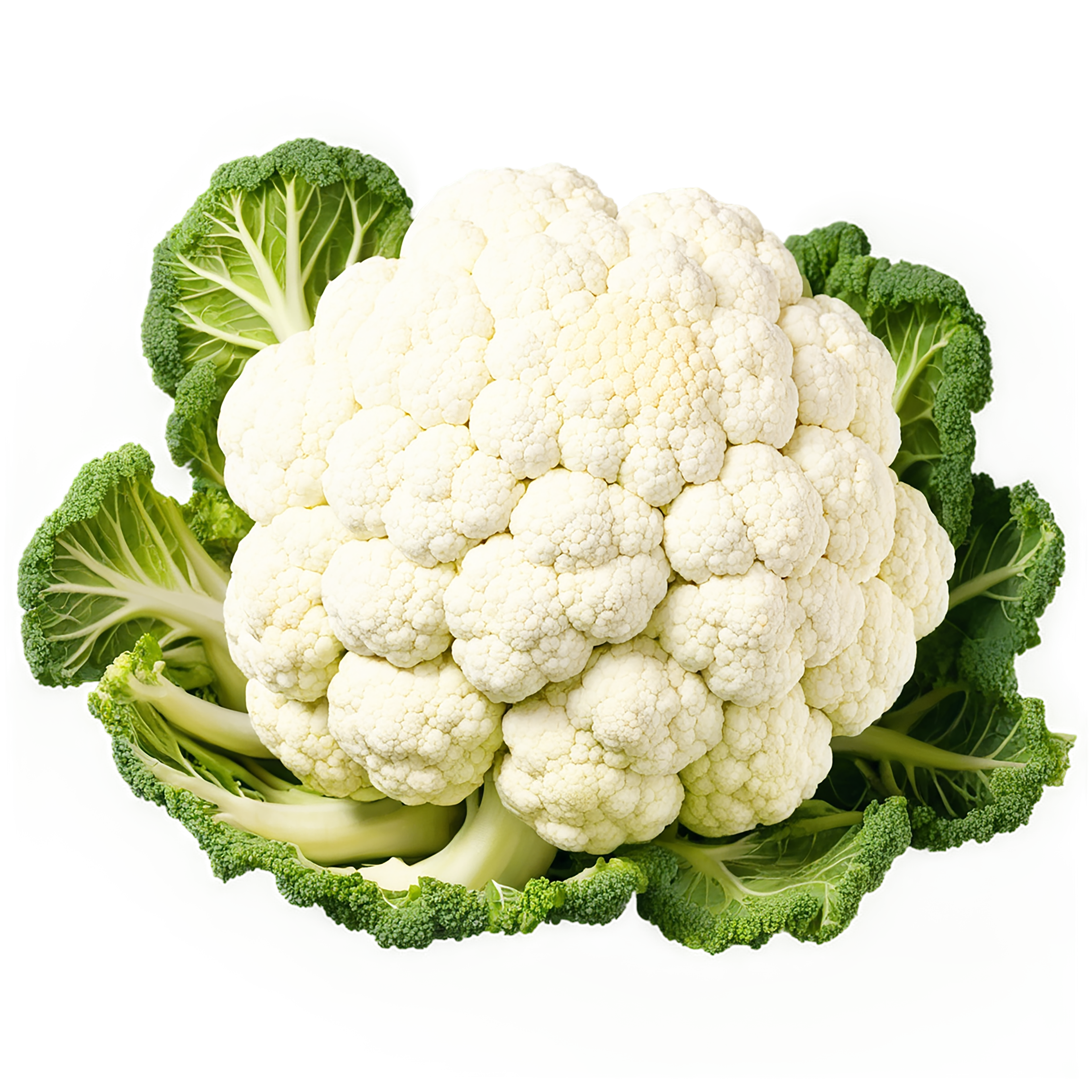 Cauliflower vegetables isolated on transparent background #11039