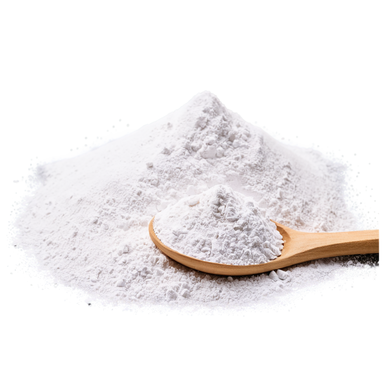 Powdered sugar sweeteners isolated on transparent background #10294
