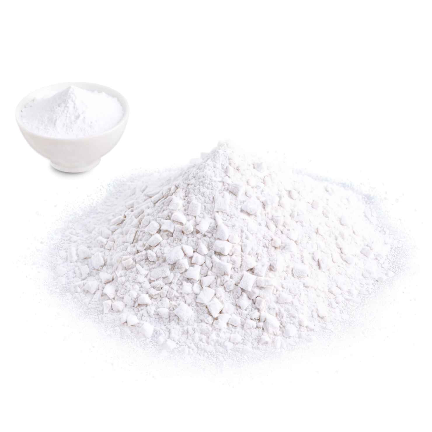 Powdered sugar sweeteners isolated on transparent background #10305
