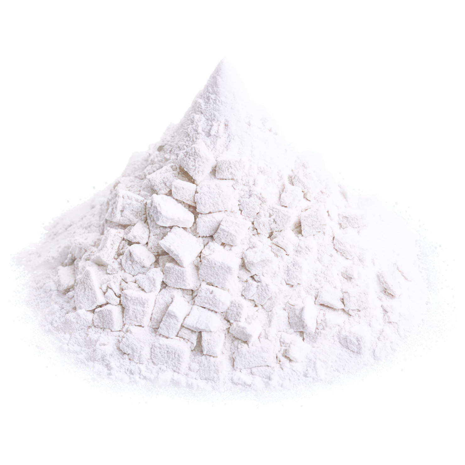 Powdered sugar sweeteners isolated on transparent background #10313