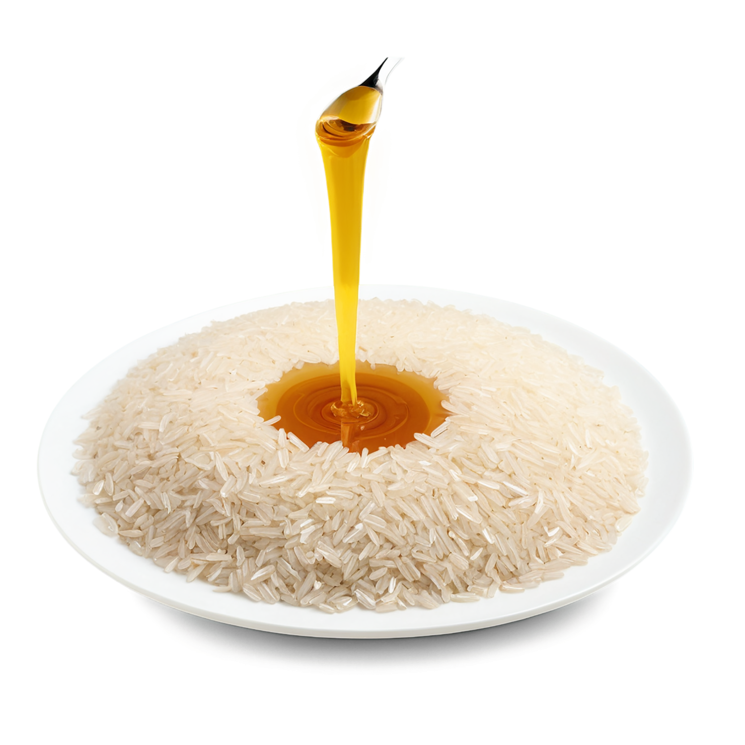 Rice syrup sweeteners isolated on transparent background #10325