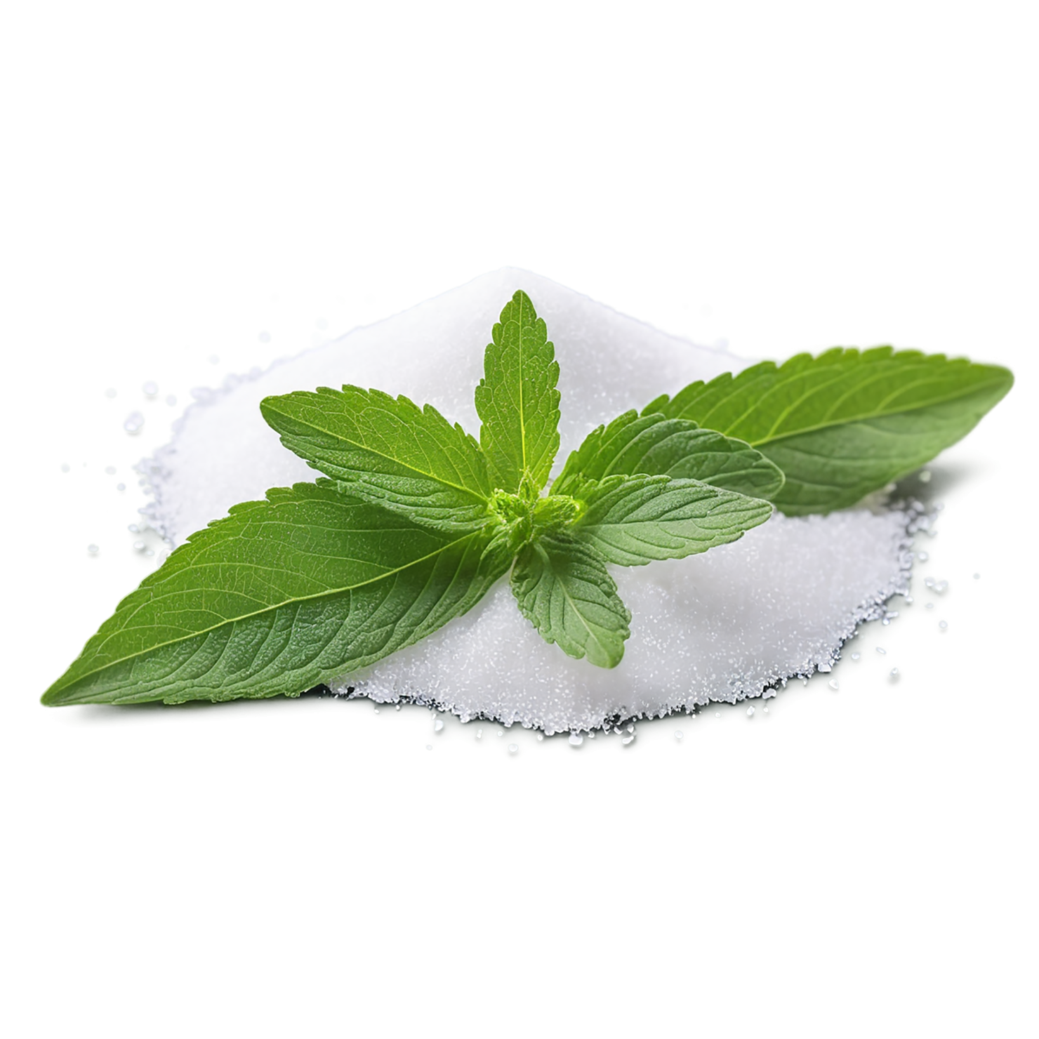 Stevia sweeteners isolated on transparent background #10353